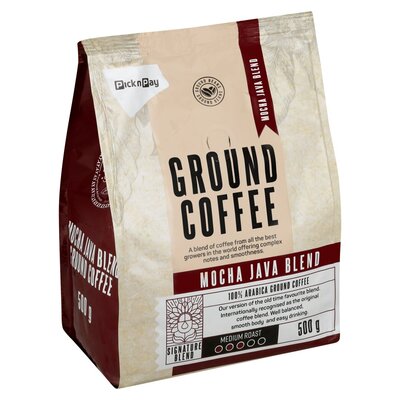 PnP Mocha Java Blend Ground Filter Coffee 500g | PnP