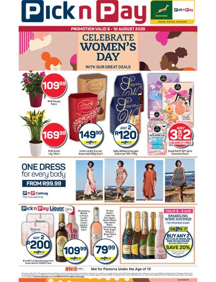Pick n Pay Women's Day Specials