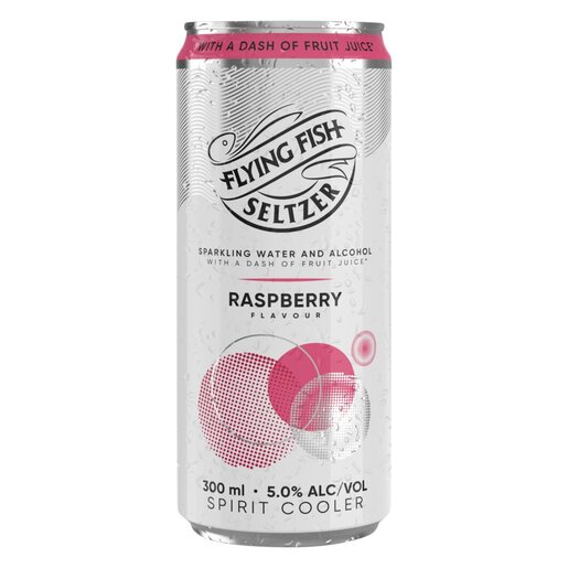 Flying Fish Seltzer Raspberry Can 300ml | PnP