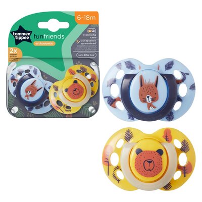 Tommee Tippee Closer To Nature Fun Soother 6-18 Months