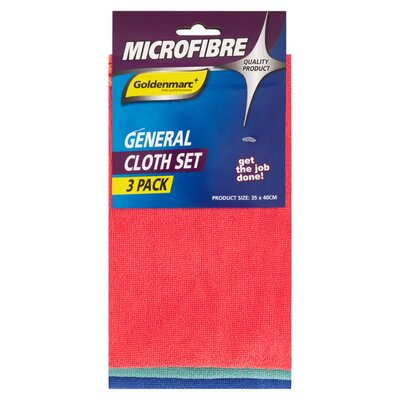 Goldenmarc Microfibre Cloth 3 Pack | Smart Price Specials | PnP Home