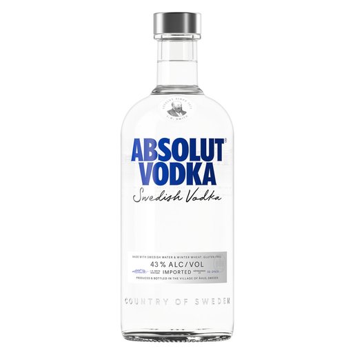 Absolut Blue Vodka 750ml PnP