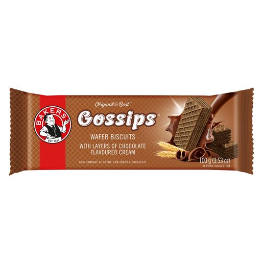 Bakers Gossips Chocolate Biscuits 100g PnP
