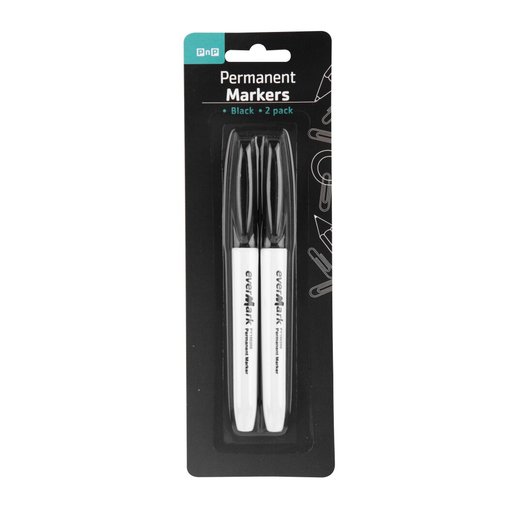 PnP Black Permanent Maker Black 2 Pack | Smart Price Specials | PnP Home