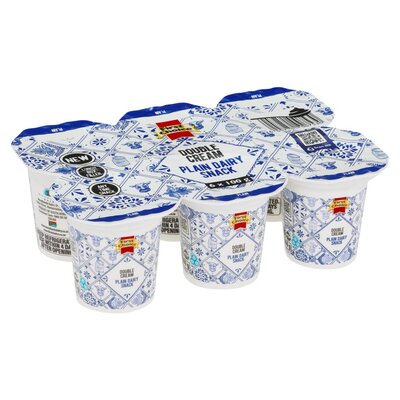 First Choice Double Cream Plain Multi Pack Dairy Snack 6 x 100g | PnP