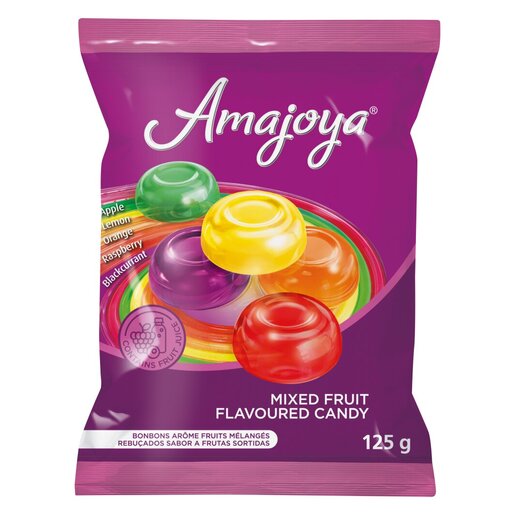 Amajoya Sweets Clear Fruit Flavours 125g PnP