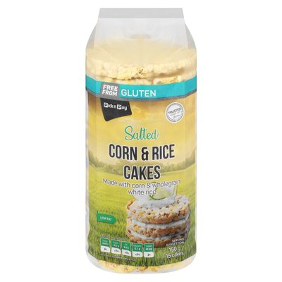 PnP Free From Gluten Salted Corn & Rice Cakes 15g | Smart Price ...