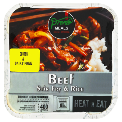 Pronto Meals Beef Stir Fry & Rice 400g | PnP
