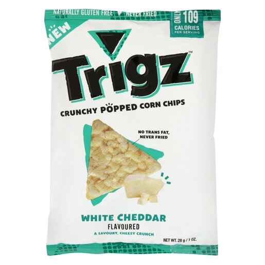Trigz White Cheddar Flavoured Corn Chips 28g | PnP