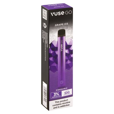 vuse go purple ice Vuse Go Grape Ice Disposable Vape
