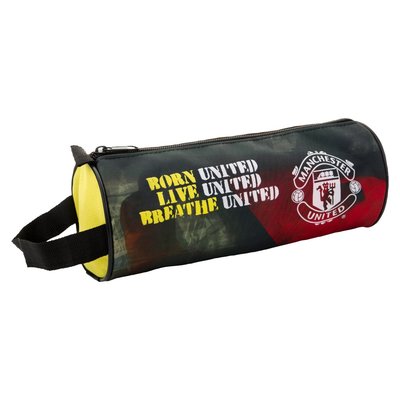 Man United Barrel Pencil Case 22cm