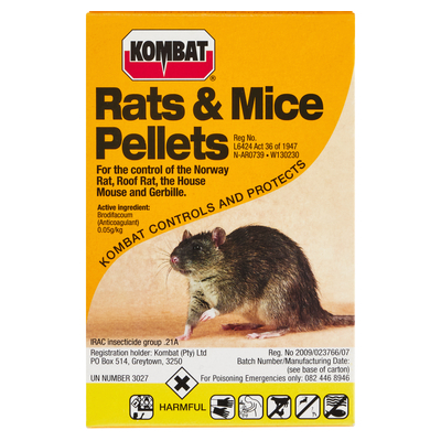 Kombat Rats & Mice Pellets 100g | PnP