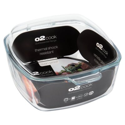 O2 Cook Square Glass Casserole 2.5L | Smart Price Specials | PnP Home