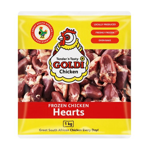 Goldi Chicken Hearts 1kg PnP