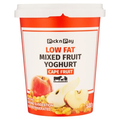 PnP Low Fat Mixed Fruit Yoghurt 500ml