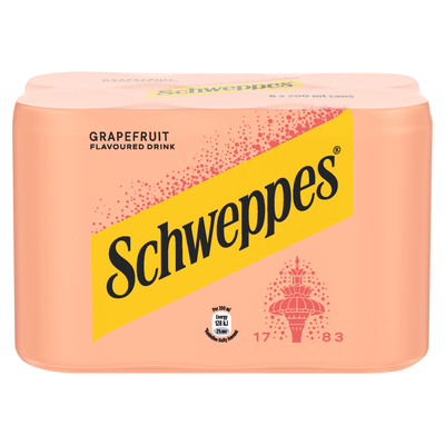 Schweppes Mixer Grapefruit Flavoured Drink 200ml x 6 | PnP