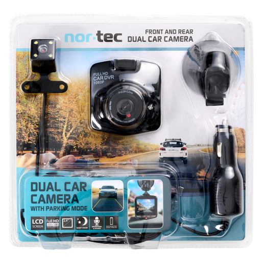 Nor-Tec Front & Rear Dual Car Camera With Parking Mode | PnP