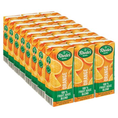 Rhodes 100% Fruit Juice Blend Orange 200ml x 24 | PnP