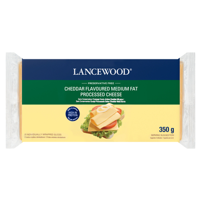 Lancewood Sliced Cheddar 350g
