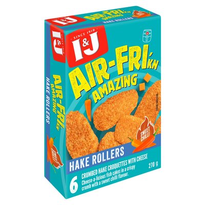 I&J Air-Fri'kn Amazing Sweet Chilli Frozen Hake Rollers 270g | PnP