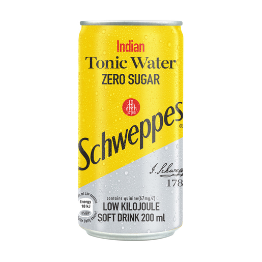 Schweppes Indian Tonic Zero 200ml x 24 PnP
