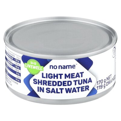 No Name Live Well Shredded Tuna in Salt Water 170g | PnP