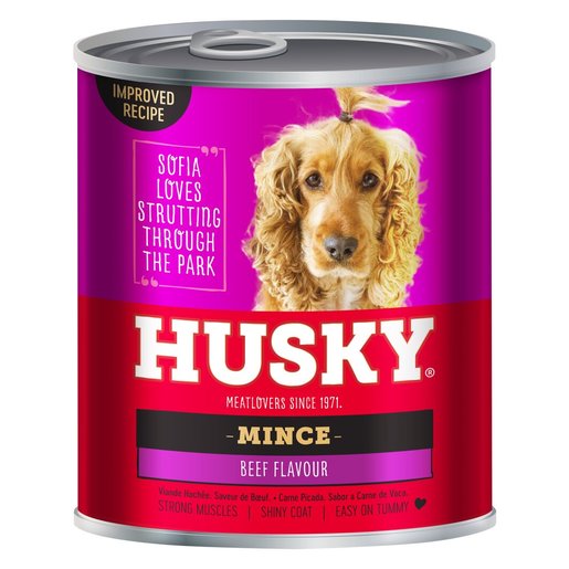 Husky Meatlovers Mince Beef Flavoured Dog Food 775g PnP