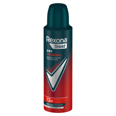 Rexona Shield Men Dry Original Anti Perspirant Body Spray 150ml | PnP