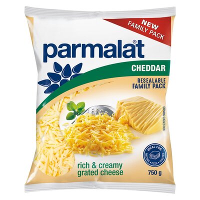 Parmalat Grated Cheddar Cheese 750g