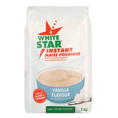 White Star Vanilla Instant Maize Porridge 2kg | PnP