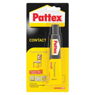 Pattex Transparent Contact Adhesive 50ml PnP