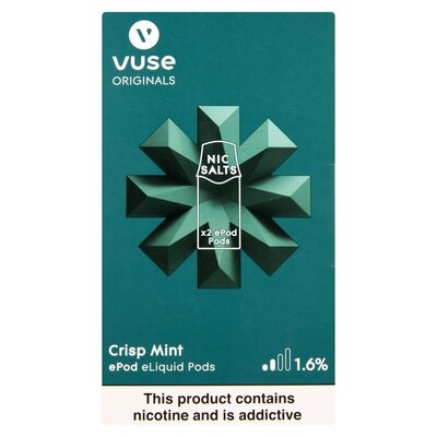 vuse epen crisp mint starter bundle Vuse E-Pod Crisp Mint Device Acc 1.8% 2 Pack