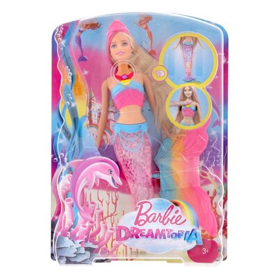 Barbie rainbow lights mermaid doll on sale