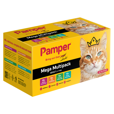 Pamper Fine Cuts Mega Multipack Pouches 48 Pack | PnP