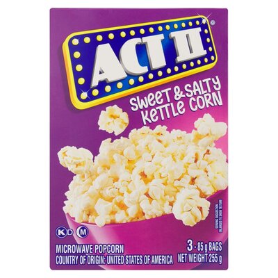 masamina　フンフン×3 プコーン×1 Popz Microwave Popcorn Salted 85g 3 Pack | PnP