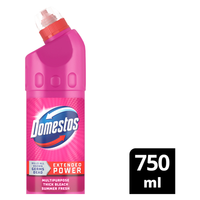 Domestos Summer Multipurpose Stain Removal Thick Bleach Cleaner 750ml