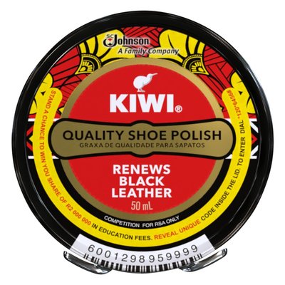 Plush White Shoe Polish Cream 50ml, Shoe Polish