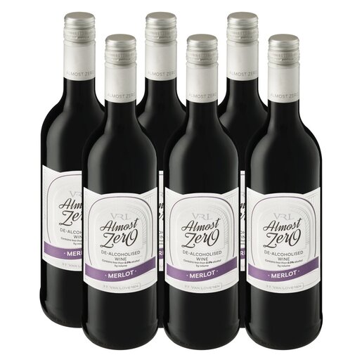 Almost Zero Radiant Red 750ml x 6 | PnP