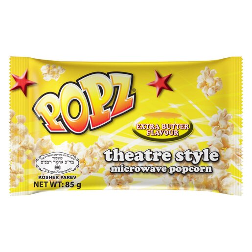 Popz Microwave Popcorn Extra Butter 85g | PnP
