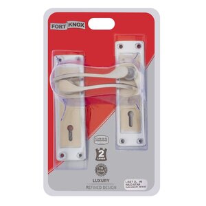 Fort Knox 2-Lever No.6 Wild Star Satin Nickle Chrome Plated