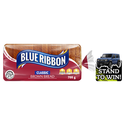 Blue Ribbon Classic Brown Sliced Bread 700g