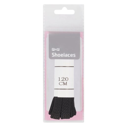 No Name Laces Flat Shoe 120cm Black | PnP