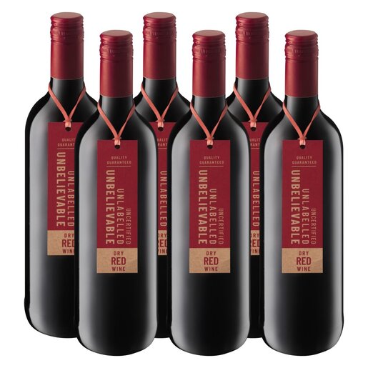 Unbelievable Dry Red 750ml x 6 | PnP