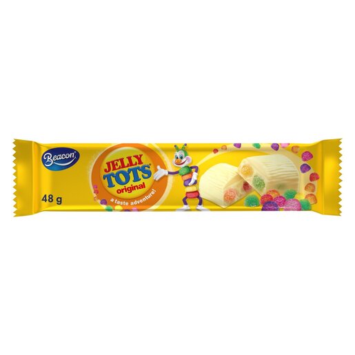 Jelly Tots White Chocolate Bar 48g PnP