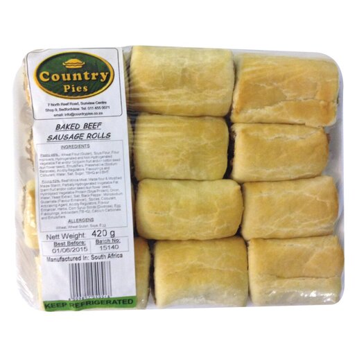 Country Pies Cocktail Sausage Roll 12 Pack | PnP