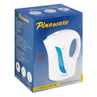 Pineware White Corded Kettle 1.7L PPAK20W | PnP