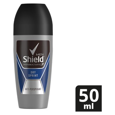 Shield Men Dry Sprint Antiperspirant Roll On Deodorant 50ml