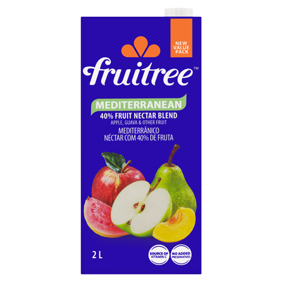 Fruitree Mediterranean 40% Fruit Nectar Blend 2L