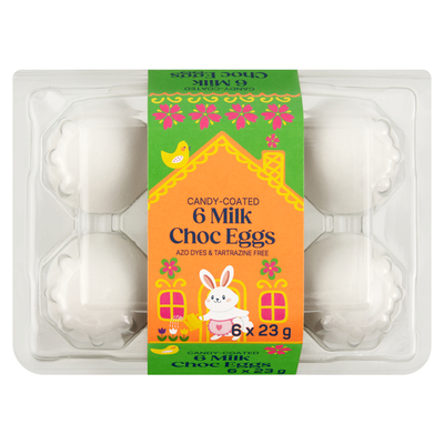 PnP Candy Coated Chocolate Eggs 6 Pack | PnP