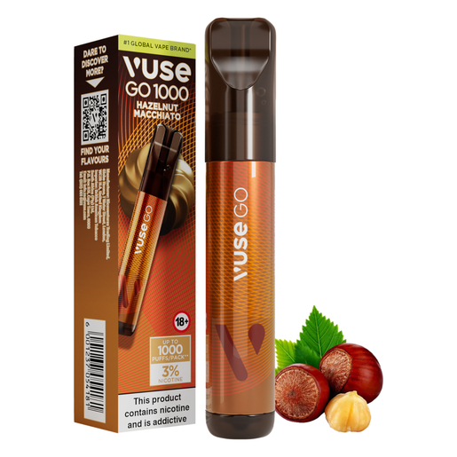 Vuse Go 1000 Hazelnut Macchiato 3% Nicotine Disposable Vape